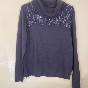 Hager brown turtleneck